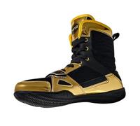 ZHENSI Zapatos De Boxeo Hombre Ligeros De Caña Alta Deportivos para Gimnasio Descalzos Antideslizantes para Lucha Libre,Negro,39 EU