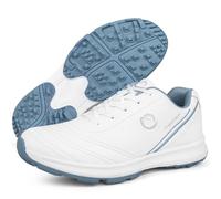 ZHENSI Zapatos De Golf Mujer, Zapatillas De Entrenamiento De Golf Ligeras Cómodas Y Sin Clavos Calzado Deportivo Antideslizante para Exteriores,Azul,42 EU