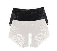 ZHER-LU Damen Unterwäsche Ohne Rundungseinsätze Nahtlose Hipster Bikini-BHS Sexy Unterwäsche (FR/ES, Letras, XXL, Regular, Negro+Blanco)