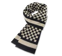 ZHER-LU Hombres bufanda de invierno suave cálido largo de cachemira sentir bufandas, cuello suave grueso cálido de invierno (B)