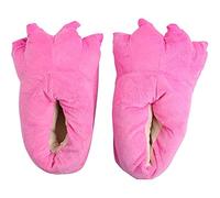 ZHER-LU Zapatillas de Garra de Peluche de Animal, Calzado de Disfraz Unisex Zapatillas de Casa de Felpa Suave, Zapatos de Garra de Pata de Disfraz de Animal, Pink, 38.5 EU
