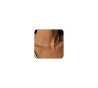 ZHESHY Collar De Perla Oro 14k Con Cadena De Plata, Gargantilla Colgante Para Mujer, Regalo Bodas Novias Dama De Honor Niña, Joyería Antialérgica Ajustable 4mm-8mm