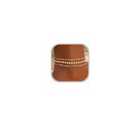ZHESHY Tobilleras chapadas en oro de 14 quilates para mujer, resistentes al agua, con eslabones cubanos, cadena de corazón, no se deslustran, delicadas pulseras de tobillo en capas para mujer, joyería