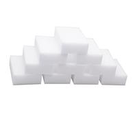 ZHEZHE 10 esponjas de borrar, la esponja de limpieza ideal, adecuada para todo tipo de suciedad e impurezas en la cocina, baño, muebles, puertas, accesorios de ordenador (10 x 6 x 2 cm, blanco)