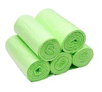 ZHEZHE 120 Bolsas de Basura Pequeñas de 6 L/1.2 Galones, Recicladas, Resistentes, Degradables para Alimentos