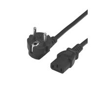 ZHFSWLKW Cable de alimentación IEC C13, Cable extensión CA 1,2 m,5, y,9 for PC, Ordenador, Monitor, TV LG portátil(2.9M)