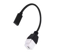 ZHGFXIN Cable adaptador Keystone tipo C USB hembra a 10 Gbps de carga rápida y extensión de datos de 20 cm para escribir