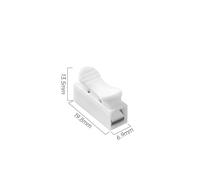 ZHGUIMING 10/30/50/100 Uds. Conectores de Cable eléctrico rápido 1P 2P conector sin tornillo bloque terminales abrazadera resorte(1 PIN,50PCS)