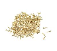 ZHGUIMING 200 Uds pequeños clavos latón antiguo diámetro 1,2mm acero al carbono Mini Micro clavo tachuela for DIY caja de madera decorativa(1.2x10mm)