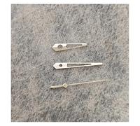 ZHGUIMING Accesorios de modificación de manecillas de Reloj Puntero Plateado con Tres manecillas Huecas for Movimiento NH35/NH34/NH36/4R/7S/NH70