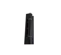ZHGUIMING Bisagra de aleación de zinc CL240 for equipos industriales, puertas de gabinetes, bisagras convexas, bisagras de tira plana, bisagras for muebles y armarios.(Black-240-2)