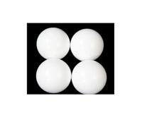 ZHGUIMING Bolas de PTFE macizo Bola F4 Bola de plástico Bomba de diafragma Bola 3/4/5/6/6,35/7/8/9/9,5/10/12/12,7/14/15/16/18~25 mm(50 PCS,18mm)