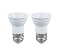 ZHGUIMING Bombilla LED PAR16 de 2 piezas, 5 W, lente de 38 grados, 110 V, 230 V, JDR E26 E27, foco de riel LED, base de tornillo de 50 W(WARM WHITE 3000K_NON-DIMMABLE)