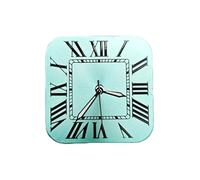 ZHGUIMING Caja de reloj cuadrada de 38 mm, juego de caja NH35, piezas de reparación y modificación de relojes de acero 316L for movimientos automáticos NH36 4R36, reloj NH36(Black seconds-Green)