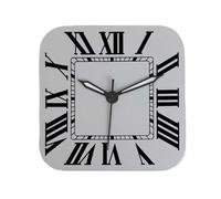 ZHGUIMING Caja de reloj cuadrada de 38 mm, juego de caja NH35, piezas de reparación y modificación de relojes de acero 316L for movimientos automáticos NH36 4R36, reloj NH36(Black seconds-white)