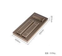 ZHGUIMING El mejor soporte for reloj de cuero Pu marrón, soporte for presentación de joyería, estante de almacenamiento creativo for el hogar, soporte for reloj, accesorios for presentación de joyería