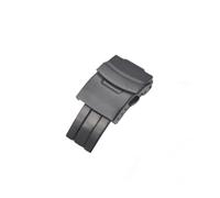ZHGUIMING Hebilla for Accesorios de Reloj, Cierre Plegable for Citizen, Cierre de Acero Inoxidable sólido, Hebilla de Correa de Reloj de 18mm, 20mm, 22mm y 24mm(Black-20mm)