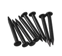 ZHGUIMING Juego de 50 tornillos y clavos for madera for techos cobre antiguo negro cabeza redonda 8 a 21 mm(15x1.5mm)