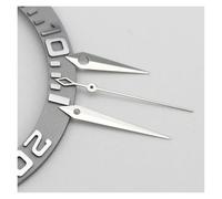 ZHGUIMING Juego de manecillas de Reloj Plateadas Estilo Presage for Aguja de Movimiento NH35 38, reemplazo de Accesorios de Reloj(NH-PS-1Silver)
