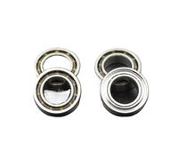 ZHGUIMING Kit de 10 mini rodamientos abiertos MR74Z de 4 x 7 x 2 mm, diámetro de 4 mm, for coche RC, accesorios de actualización, 4 rodamientos de 7 x 2 mm.