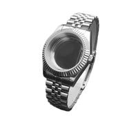 ZHGUIMING Neiton 36 mm/39 mm Cristal de zafiro for reloj de hombre Caja compatible con movimiento NH35 NH36 NH34 Moda Resistente al agua Jubilee Acero inoxidable(4,40mm case NH35 NH36)