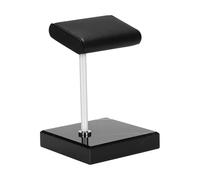 ZHGUIMING Soporte de Reloj con Base de mármol Negro, Barra de Metal de Color Plateado, cinturón, Accesorios de exhibición for Reloj, Soporte for Pulsera, Soporte for colocación de joyería