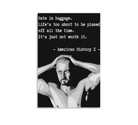 ZHGXYZP American History X - Póster decorativo para pared, diseño de película estética vintage y serie de televisión, 40 x 60 cm, estilo sin marco