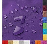 ZHhan Tejido de poliéster Impermeable, Columna de Agua de 12.000 mm, 150 cm de Ancho, cantidad = Metro, Medida por Metro, Impermeable, Resistente al desgarro, Duradero, Tela Exterior (púrpura, 1,5 m)