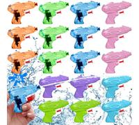 ZHHGOO 18Pcs Pistolas de Agua Pequeñas,Mini Pistola Juguetes Aguas,Chorro de Agua Verano Juguetes,Piscina Juguetes Niños para Exterior Verano Playa Piscina y Jardin (7 Colores)