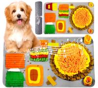 ZHHGOO Snuffle Mat para Perros,Alfombra de Actividades para Mascotas,Alfombra Olfativa Perros,Juguete Interactivo para Perros,Juego Inteligencia Perros Snuffle Mat para Perros(82cm×49cm)