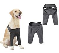 ZHHSUNY 1 pieza codera para perros,Rodillera de soporte para la pierna delantera,Anti Lamiendo,Vaina de recuperación quirúrgica para perros,Prevenir lesiones secundarias (L)