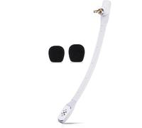 ZHHSUNY Astro A40 - Micrófono de repuesto con cancelación de ruido reemplazable de 3,5 mm, cuello de cisne para Lo-gitech Astro A40 TR A40TR A40TR Gaming Computer Auriculares para PC (Blanco)
