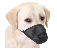 ZHHSUNY Bozal Anti Lamiendo para Perro, Ajustable Transpirable Bozales para Perros, Prevenir Mordeduras, Evita Comer Cubre Museliere Perro (S)