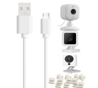 ZHHSUNY - Cable de carga USB para cámara de seguridad interior y exterior y cable de monitor para bebé, compatible con B-link Mini, Wyze-Cam v3 v2, YI-Camera Cable de alimentación (12 metro/39 FT)