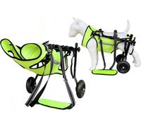 ZHHSUNY Silla de ruedas para perros o gatos para patas traseras, sillas de ruedas ajustables para mascotas discapacitadas, adaptable a muchos terrenos y escenas (M)