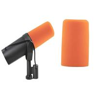 ZHHSUNY SM7B Micrófono Gorro de Espuma, Parabrisas de Para Reducir el Ruido, Compatible Shure SM7B RK345 Micrófono, Lavable con Agua, Filtro POP Fundas de Protección (Naranja)