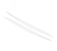 ZHHYGMD Accesorios para automóviles 1 par de Cubiertas embellecedoras for párpados y Cejas for Faros Delanteros for VW Golf 7 GTI 2013 2014 2015 2016 2017 2018 Altas prestaciones(Bianco)