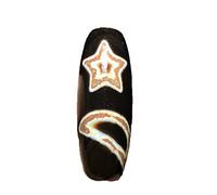 ZHIBO Tíbet Calcedonia Sun and Moon Stars Dzi Beads Collection Stone, Piedra