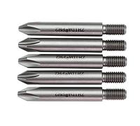 ZHIDA Broca de destornillador M5 PH2 de rosca Phillips n.º 2, 5 unidades