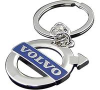 ZHIDZ Llavero de Coche Reemplazo Accesorios para Volvo S40 S60 S80 S90 V40 V50 V60 V90 C30 C70 XC40 XC60 XC90, Resistente y Duradero Regalos Mujer Hombre Llave Coche Anillo,B B