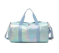 ZHIERNA Bolsa de viaje deportiva para mujeres y niñas, bolsa de baile impermeable con compartimento para zapatos y bolsillo húmedo y seco, forro polar verde con licencia oficial de star wars silent one crew., Bolsa de viaje de nailon con bolsa para zapatos