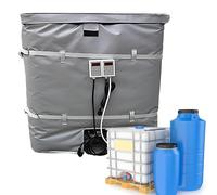 ZHIGUANYUN Calentador de bidón IBC, Temperatura Ajustable de 0 a 150 ℃, Calentador eléctrico Impermeable para contenedores y bidones IBC 200L-120℃