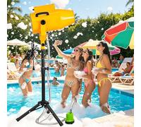 ZHIGUANYUN Cañón de Espuma de 1200 W, generador de Espuma Tipo Chorro; Ideal para Parques temáticos, Festivales de música, Fiestas al Aire Libre y Bares.
