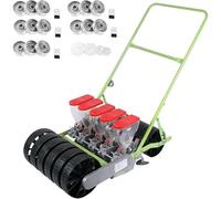 ZHIGUANYUN Sembradora de precisión para jardín. Esta sembradora Manual siembra eficientemente Semillas de Cacahuete y rábano en 1 a 6 hileras, con espaciado Ajustable Entre Ellas. 5ROW