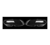 ZHIHAOLIHAI Coche Cubierta Lentes de Faros para BMW X5 E53 2004 2005 2006, Pantalla Cristal Lámpara Delantero Transparente Carcasa De Luz Reemplazo Accesorios,C/Left and Right