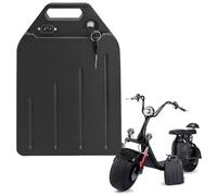 ZHIKAN Fat Tire Scooter eléctrico Batería 60V 15AH/60V 18AH/60V 20AH de Iones de Litio Li-Ion Bicicleta eléctrica de Dos Ruedas con BMS y Cargador (60V 15AH)