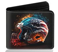 ZHIMEBYE Cartera para niños de 8 a 10, 9 a 12, 11 a 15 años, divertida cartera de cuero plegable RFID, bolsillo para monedas, ventana de identificación para adolescentes, hombres, jóvenes, chicos