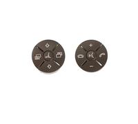 ZHINUAN 1 par de botones de interruptor de volante de coche, Compatible for Mercedes, benz, ML, GL, W164, R, W251, 1648700658, multifunción. Banco de botones del volante del vehículo(Brown 1 Pair)