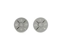ZHINUAN 1 par de botones de interruptor de volante de coche, Compatible for Mercedes, benz, ML, GL, W164, R, W251, 1648700658, multifunción. Banco de botones del volante del vehículo(Gray 1 Pair)