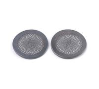 ZHINUAN 1 par de pegatinas for embellecedores de altavoces de pilar A de coche, Compatible for GWM, ORA Good Cat 2021-2022, marco de accesorios interiores de acero inoxidable Rejilla frontal para alta